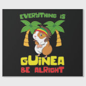 Rasta Guinea Pig Geschenkpapier (Flach)