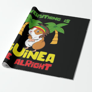 Rasta Guinea Pig Geschenkpapier