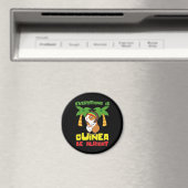 Rasta Guinea Pig Magnet (In Situ (Geschirrspüler))