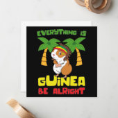 Rasta Guinea Pig Mitteilungskarte (Vorderseite/Rückseite Beispiel)