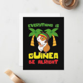 Rasta Guinea Pig Mitteilungskarte (Vorderseite/Rückseite Beispiel)