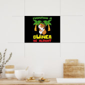 Rasta Guinea Pig Poster (Küche)