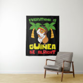 Rasta Guinea Pig Wandteppich (Beispiel)
