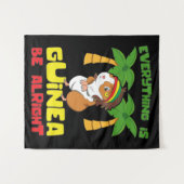 Rasta Guinea Pig Wandteppich (Vorderseite (Horizontal))