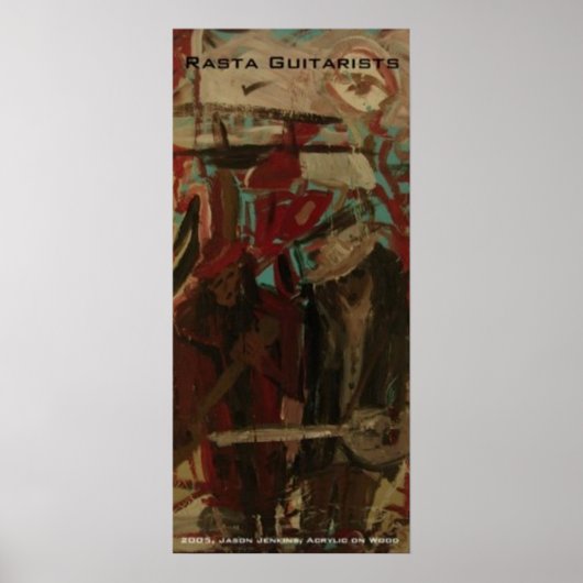 Rasta Guitarists Poster (Vorne)