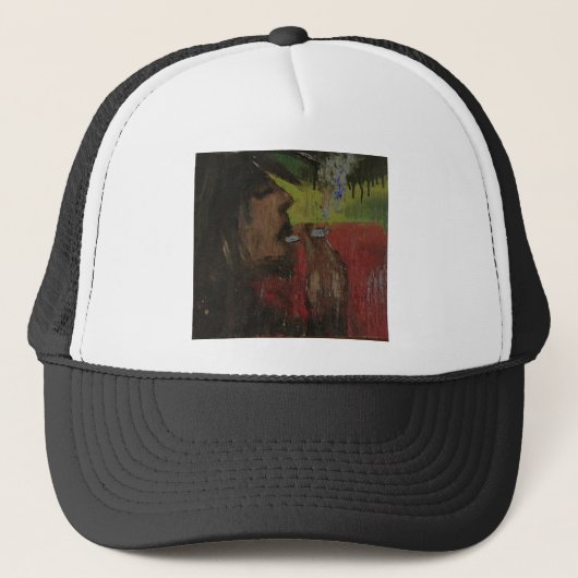 Rasta Hat Truckerkappe (Vorderseite)