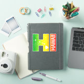 Rasta Hawaii Inseln HI Aufkleber (iPad Hülle)