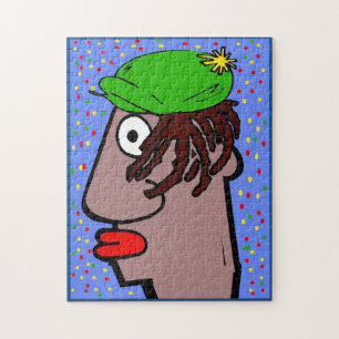 Rasta Head Art Deco Puzzle