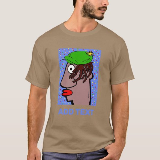 Rasta Head T - Shirt (Vorderseite)