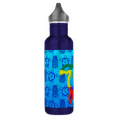 Rasta Honu Blau Tiki Trinkflasche (Links)