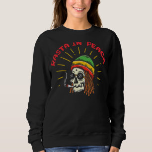 Rasta in Peace Reggae Style für Reggae Music Sweatshirt