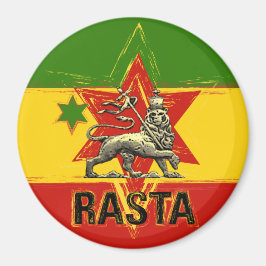 Rasta Irie Lion von Judah Magnet