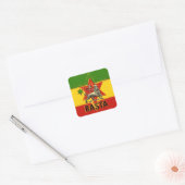 Rasta Irie Lion von Judah Sticker (Umschlag)