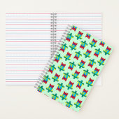 Rasta Island Colors Tribal Turtle Notizblock (Innen)