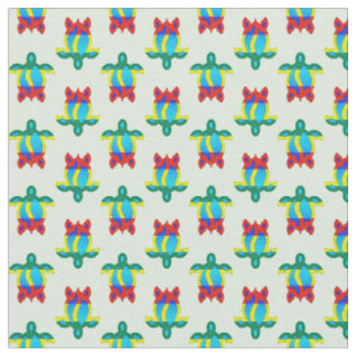 Rasta Island Colors Tribal Turtle Stoff