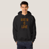 Rasta ist Liebe Hoodie (Vorne ganz)