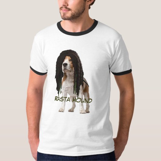 Rasta Jagdhund T-Shirt (Vorderseite)