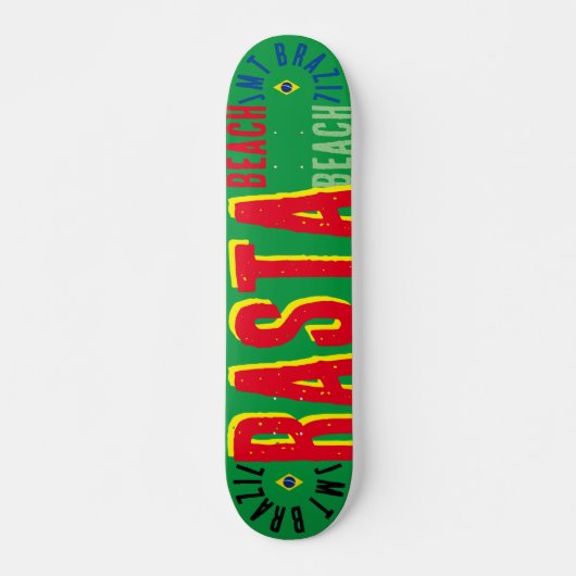RASTA JMT BRAZIL 7 3/4" Skateboarddecke Skateboard (Vorne)