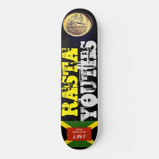 RASTA-JUGEND Skateboard (Vorderseite)