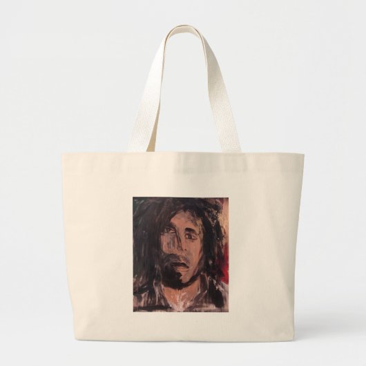 Rasta Jumbo Stoffbeutel (Vorne)