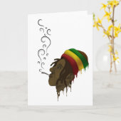Rasta Karte (Gelbe Blume)