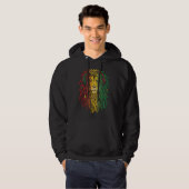 Rasta King of Zion Basic Hoood Sweatshirt (Vorne ganz)
