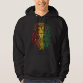 Rasta King of Zion Basic Hoood Sweatshirt (Vorderseite)