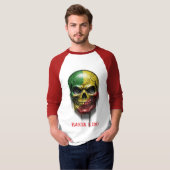 RASTA KING SKULL T-Shirt (Vorne ganz)