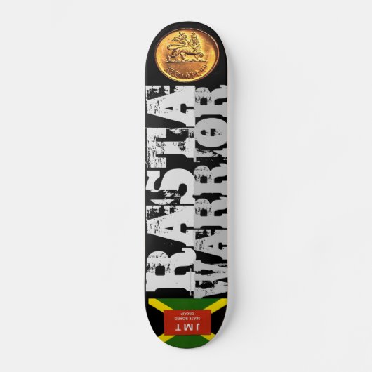 RASTA KRIEGER Skateboard (Vorderseite)