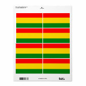 Rasta-Label (Vorne)