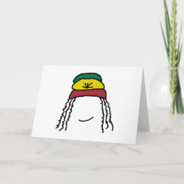 Rasta Lächeln Karte