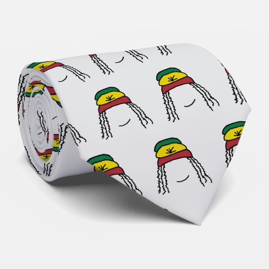Rasta Lächeln Krawatte (Gerollt)