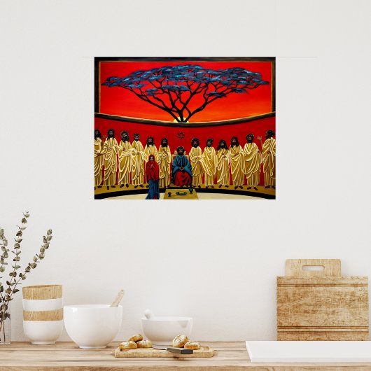 Rasta Last Supper Poster (Küche)