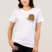 Rasta Leben Löwe Kopf Rot Gelb Jamaika real Tri-Blend Shirt (Vorderseite)