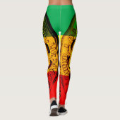 Rasta Leggings Lion von Judah Design (Rückseite)
