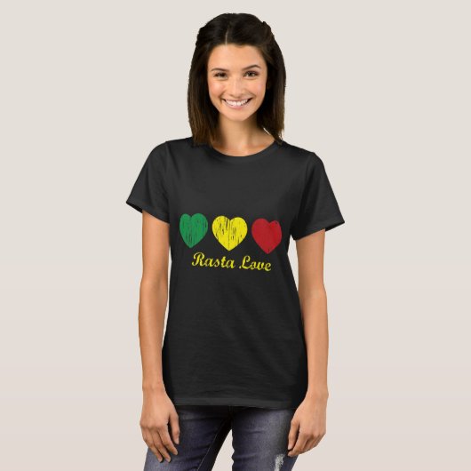 Rasta Liebe T-Shirt (Vorne ganz)