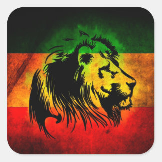 Rasta Lion Aufkleber