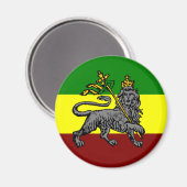 Rasta Lion Magnet (Vorderseite/Rückseite)