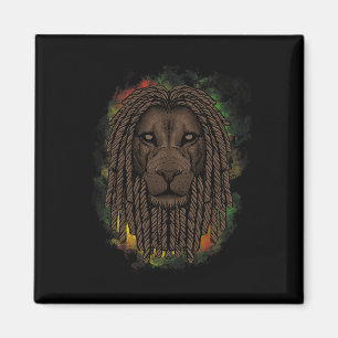 Rasta Lion mit Dreads - Zeigen Sie Ihren Stolz und Magnet