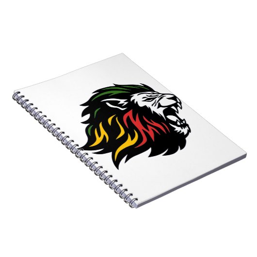 Rasta Lion Notizblock (Rechte Seite)