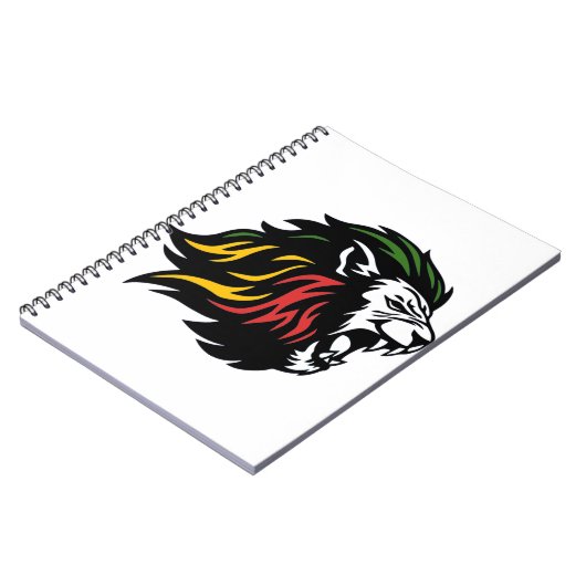 Rasta Lion Notizblock (Linke Seite)
