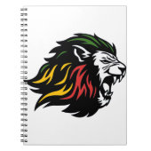 Rasta Lion Notizblock (Vorderseite)