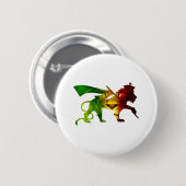 Rasta Lion of Judah Button (Vorne & Hinten)
