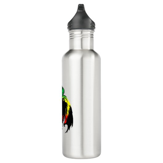 Rasta Lion of Judah Edelstahlflasche (Rechts)