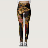 Rasta Lion of Judah Leggings (Vorderseite)