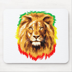 Rasta Lion of Judah Mousepad
