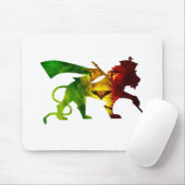 Rasta Lion of Judah Mousepad (Mit Mouse)