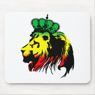 Rasta Lion of Judah Mousepad