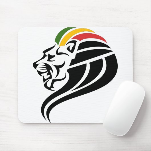 Rasta Lion of Judah Mousepad (Mit Mouse)