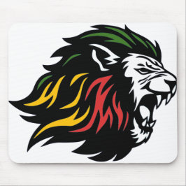Rasta Lion of Judah Mousepad